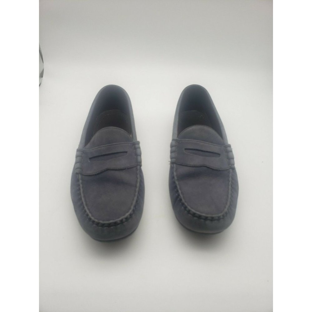 Allen Edmonds AE  Men's Penny Loafers Gray Suede Shoes Size 10 D